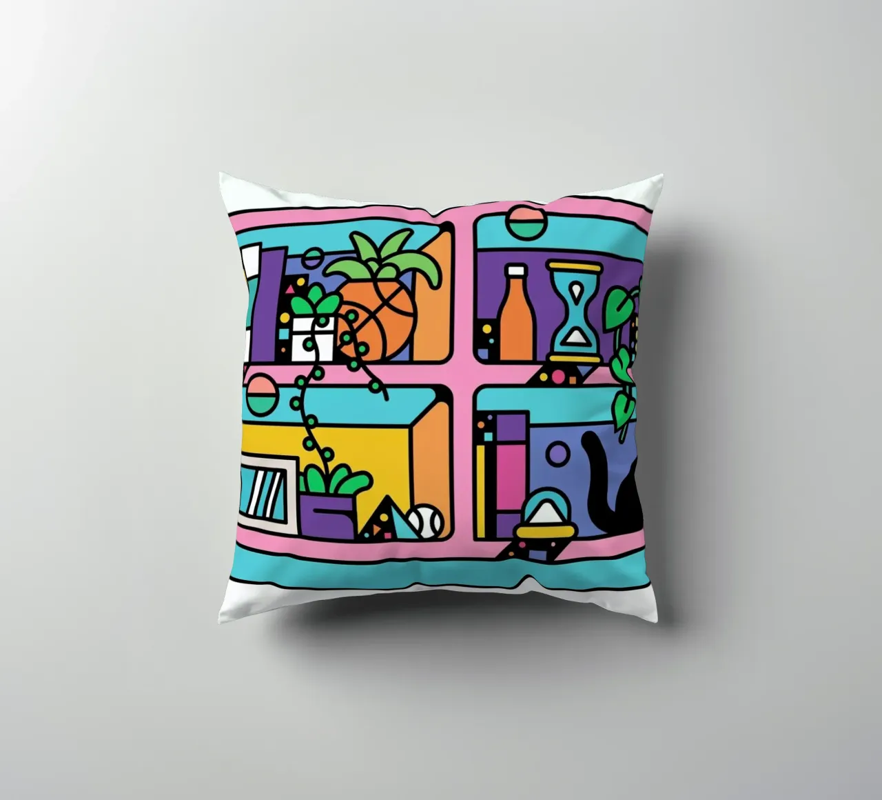 The Reader cuscino da Tyler Dale