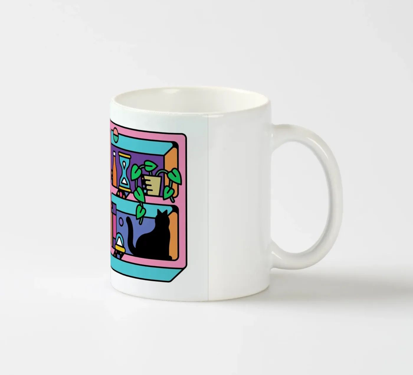 The Reader ceramic mug by Tyler Dale