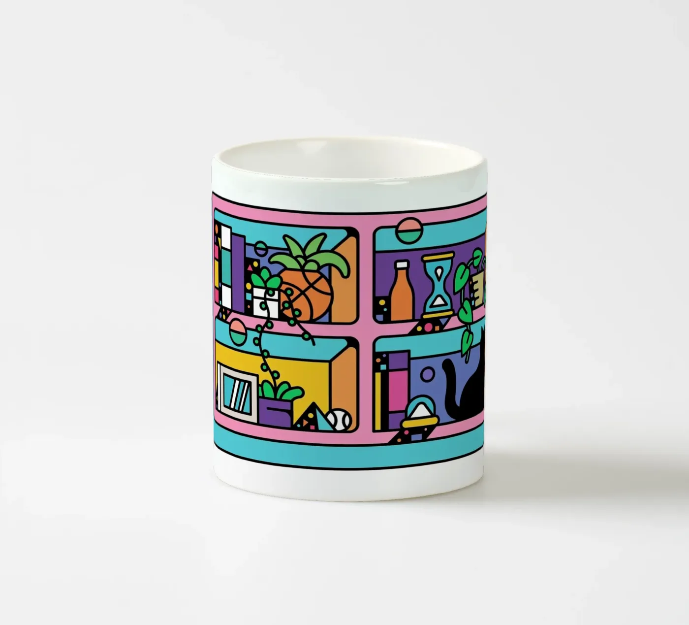 The Reader ceramic mug by Tyler Dale