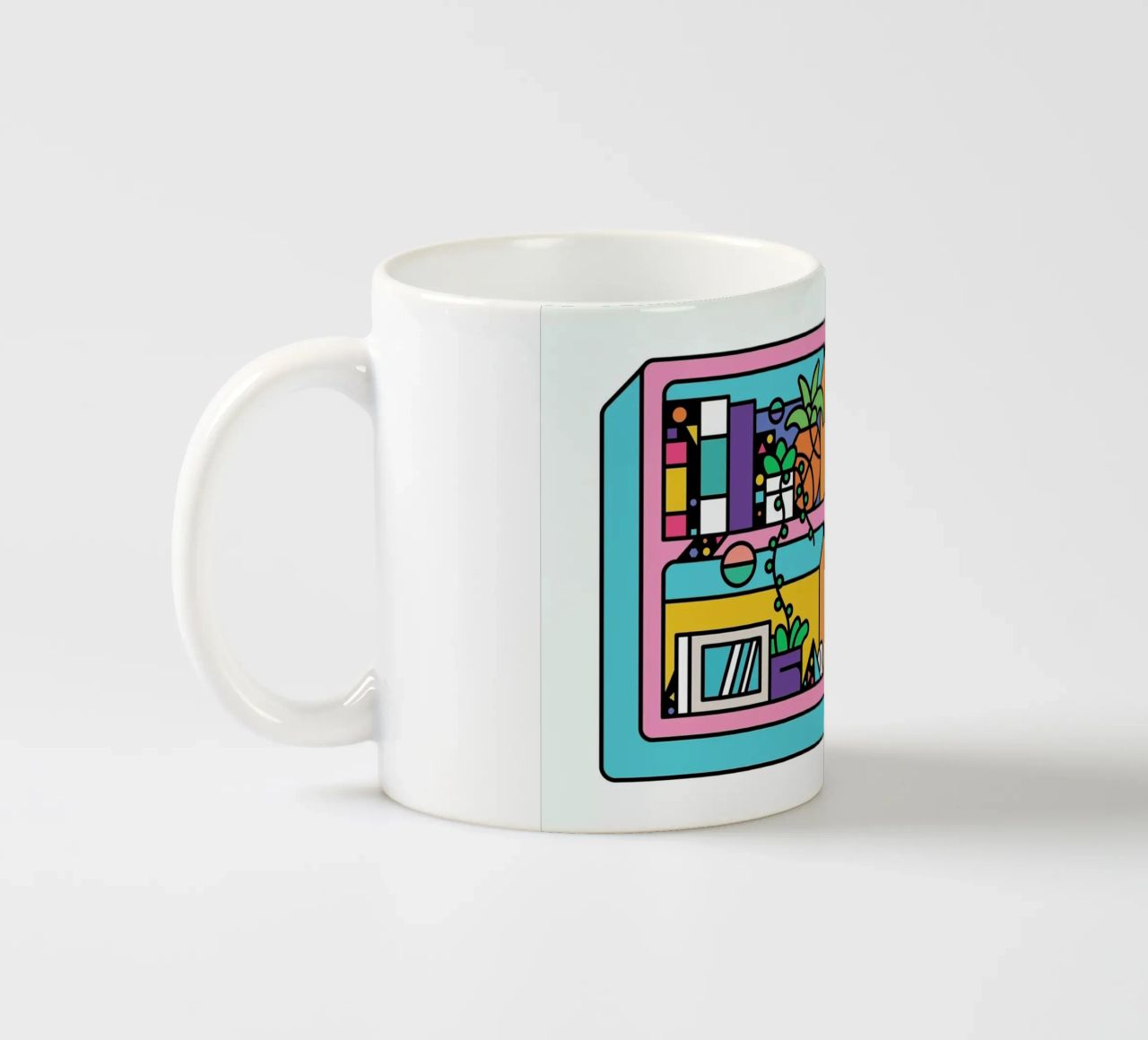 The Reader tazza in ceramica da Tyler Dale