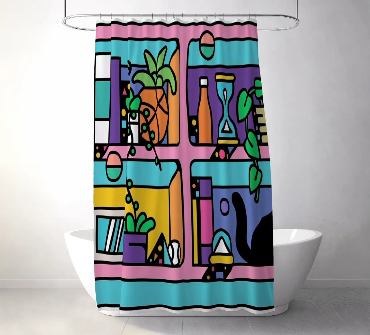 The Reader douchegordijn van Tyler Dale