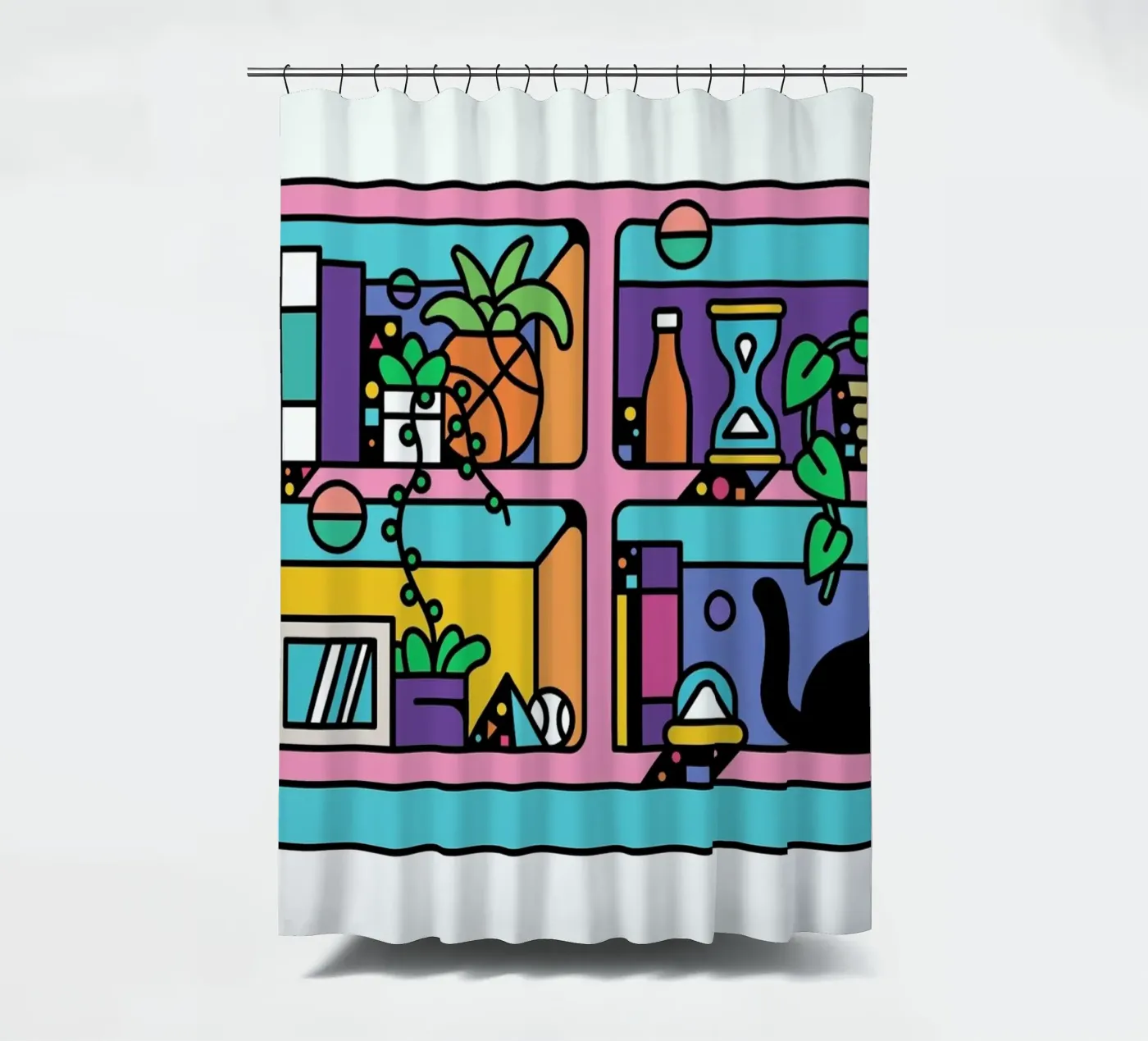 The Reader Duschvorhang von Tyler Dale