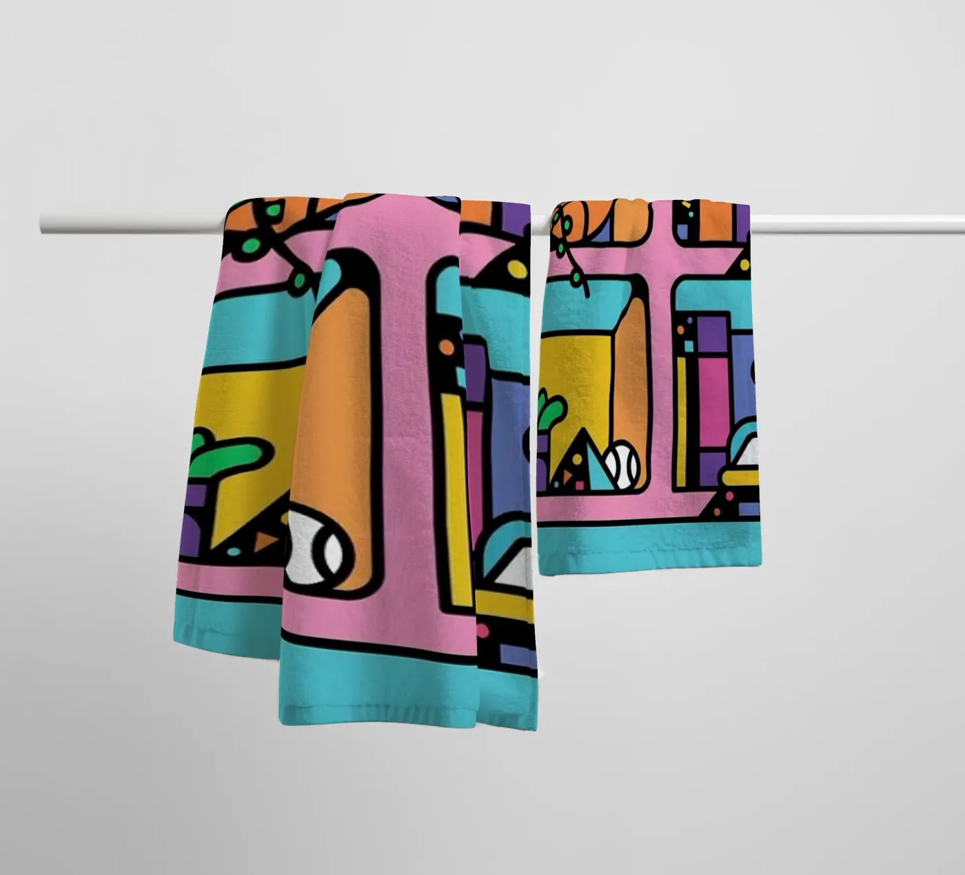 The Reader towel by Tyler Dale