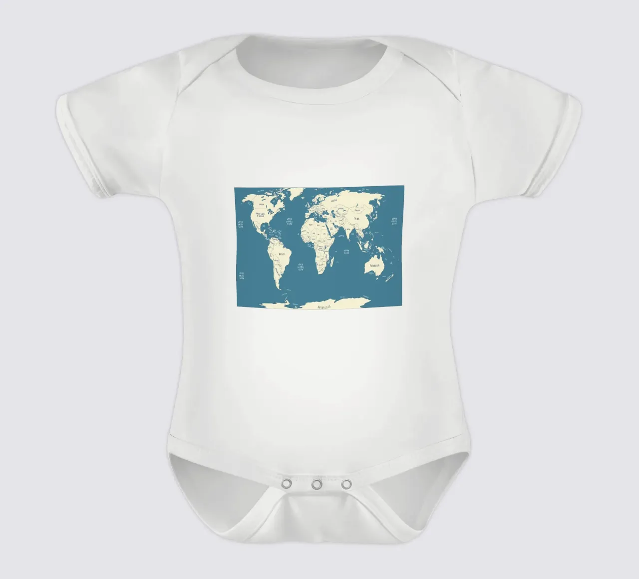 Carte du monde body bébé de Aiden Garcia