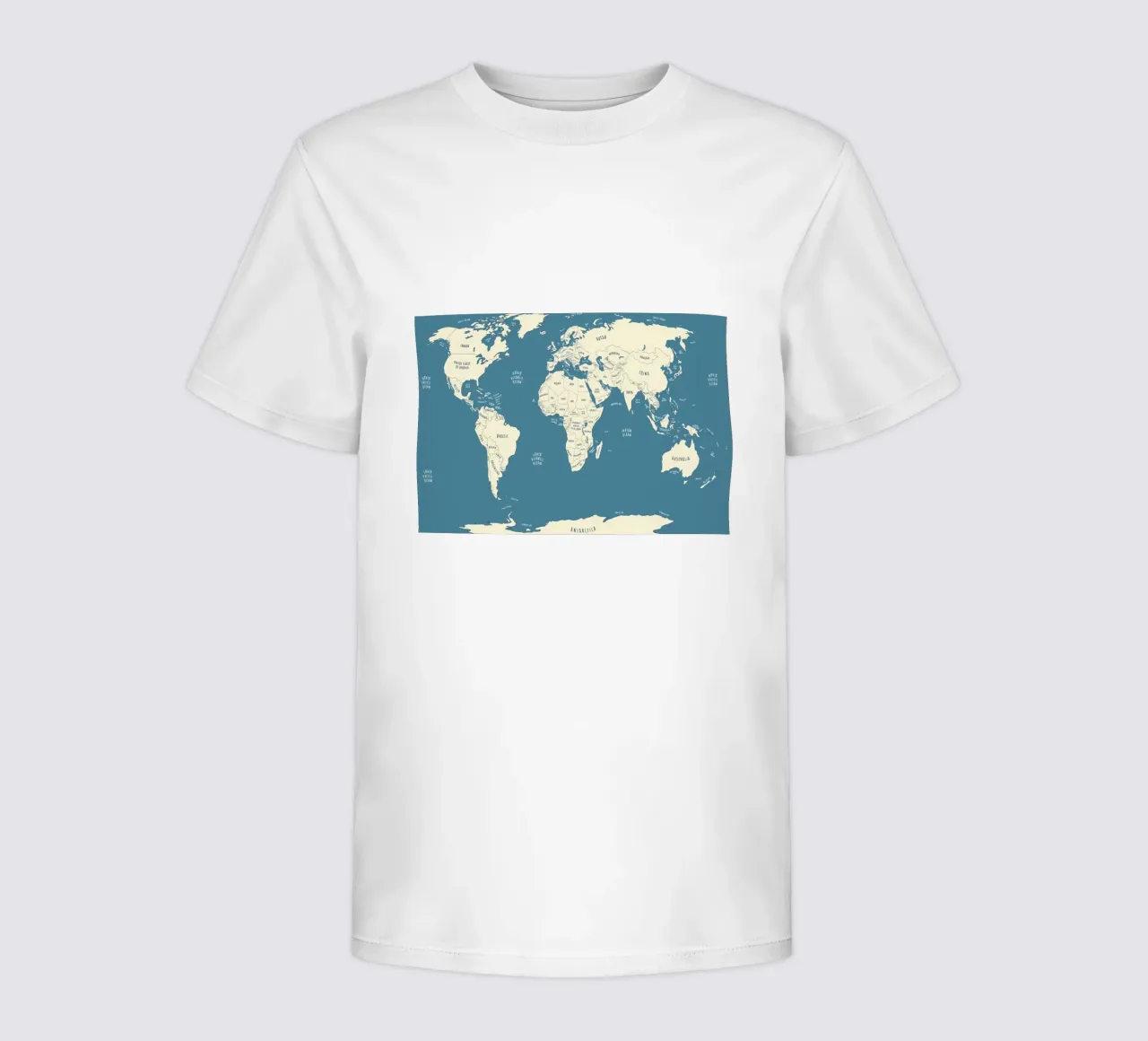 Mappa del mondo t-shirt bambini da Aiden Garcia