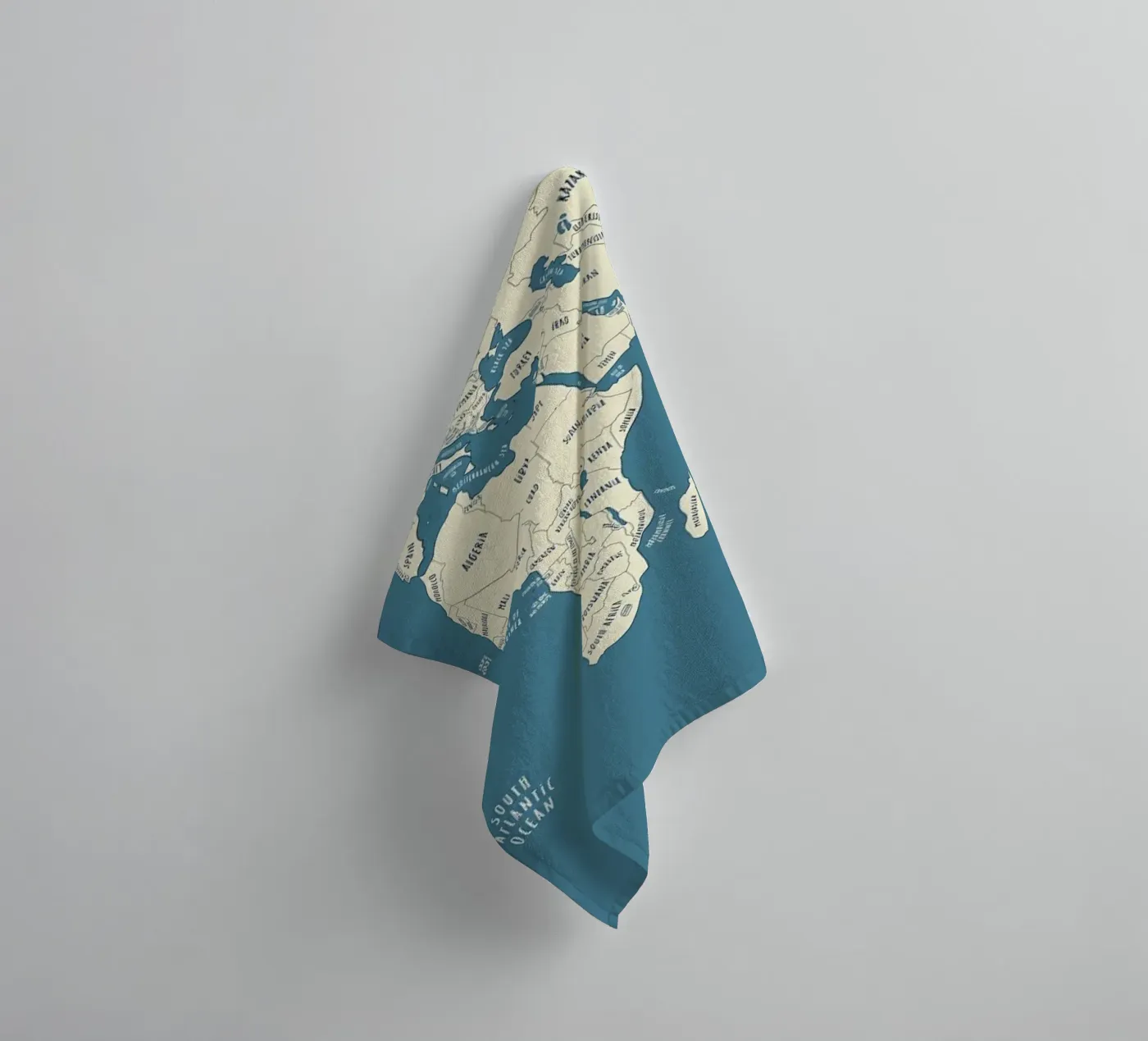 Carte du monde serviette de bain de Aiden Garcia