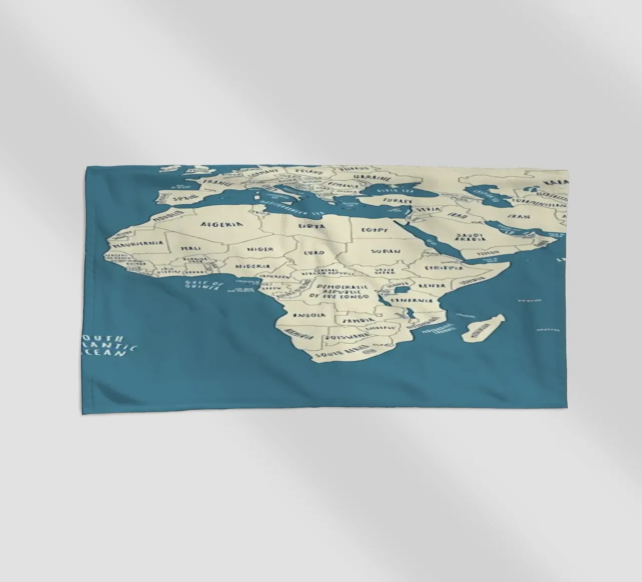 Mappa del mondo telo mare da Aiden Garcia