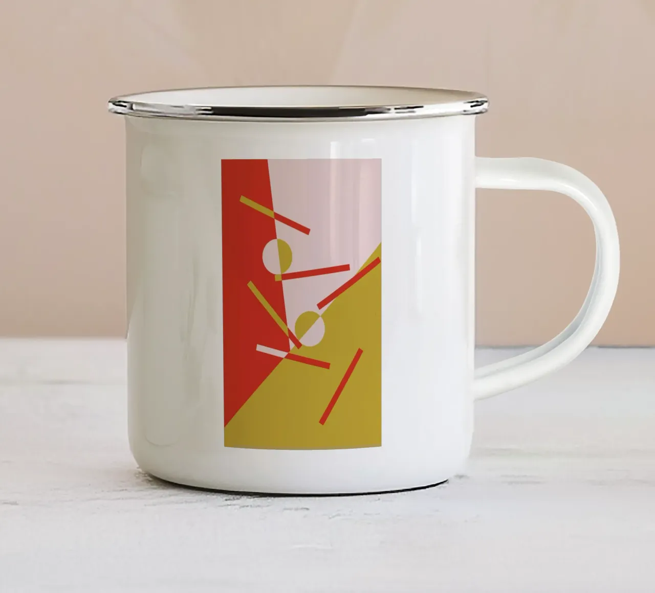 Almost There tazza in smalto da Khyati Trehan