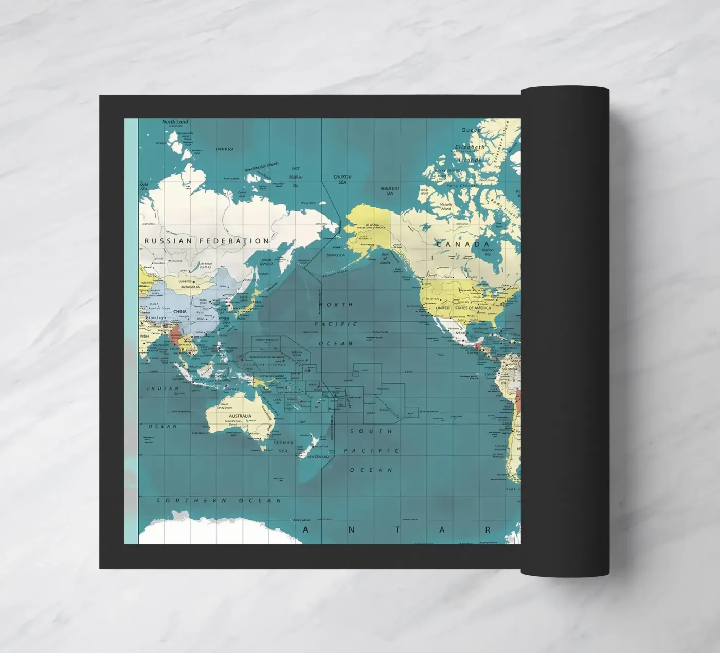 Weltkarte Fußmatte von Aiden Garcia