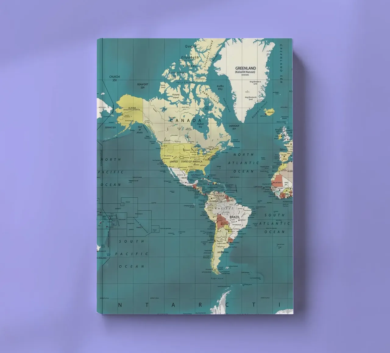 World Map notebook by Aiden Garcia