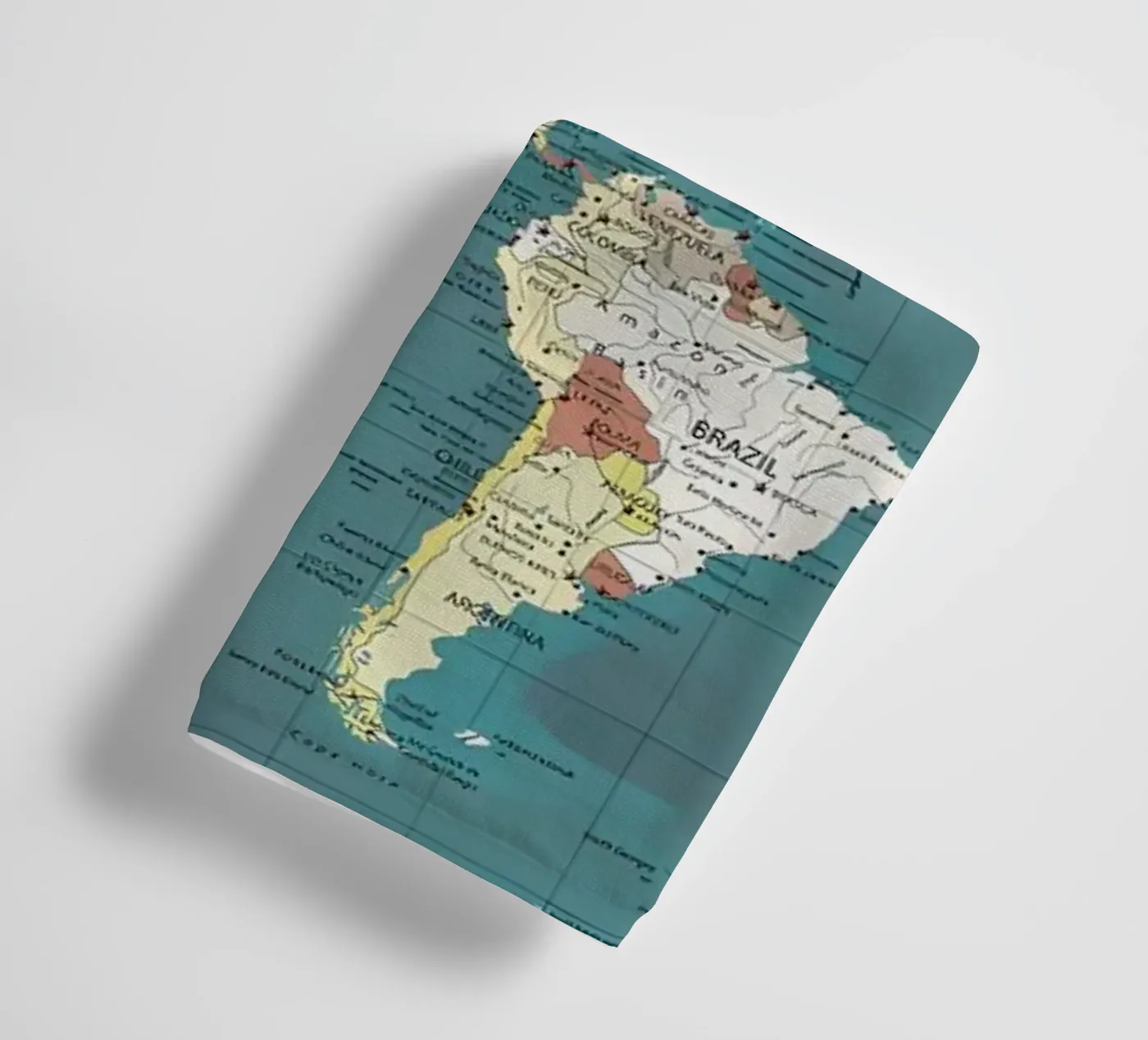 World Map towel by Aiden Garcia