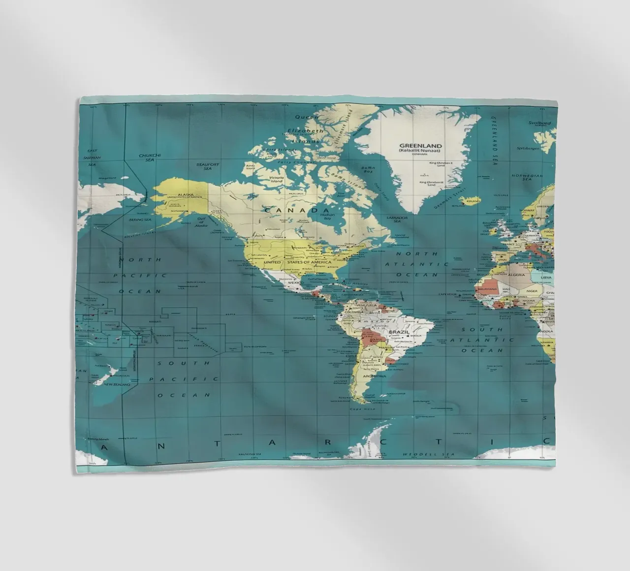 World Map telo mare da Aiden Garcia