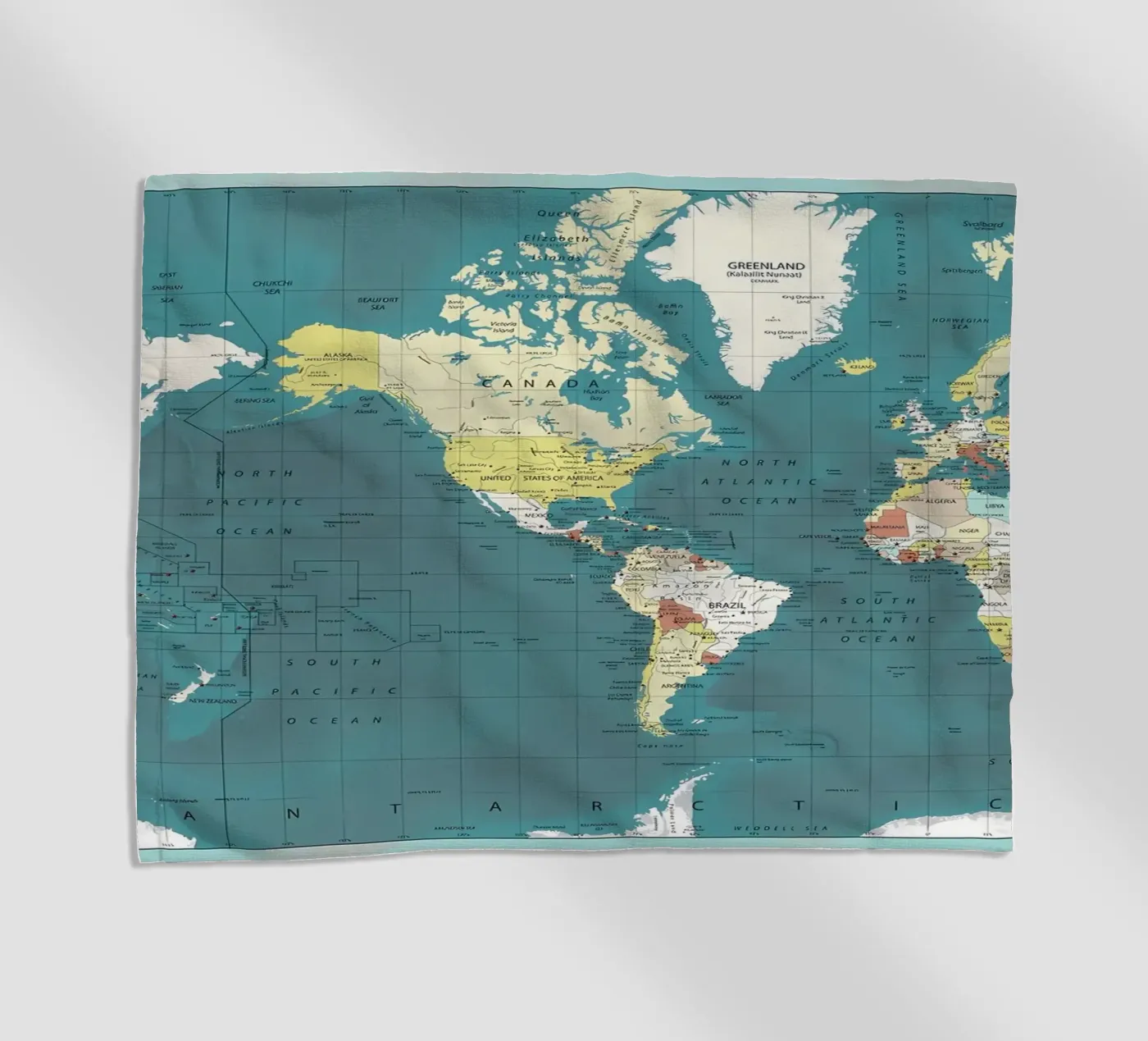 World Map telo mare da Aiden Garcia