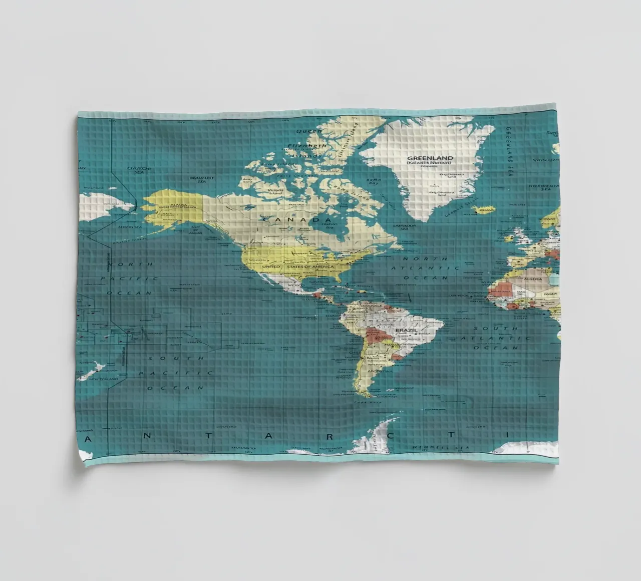 Mappa del mondo canovaccio da cucina da Aiden Garcia
