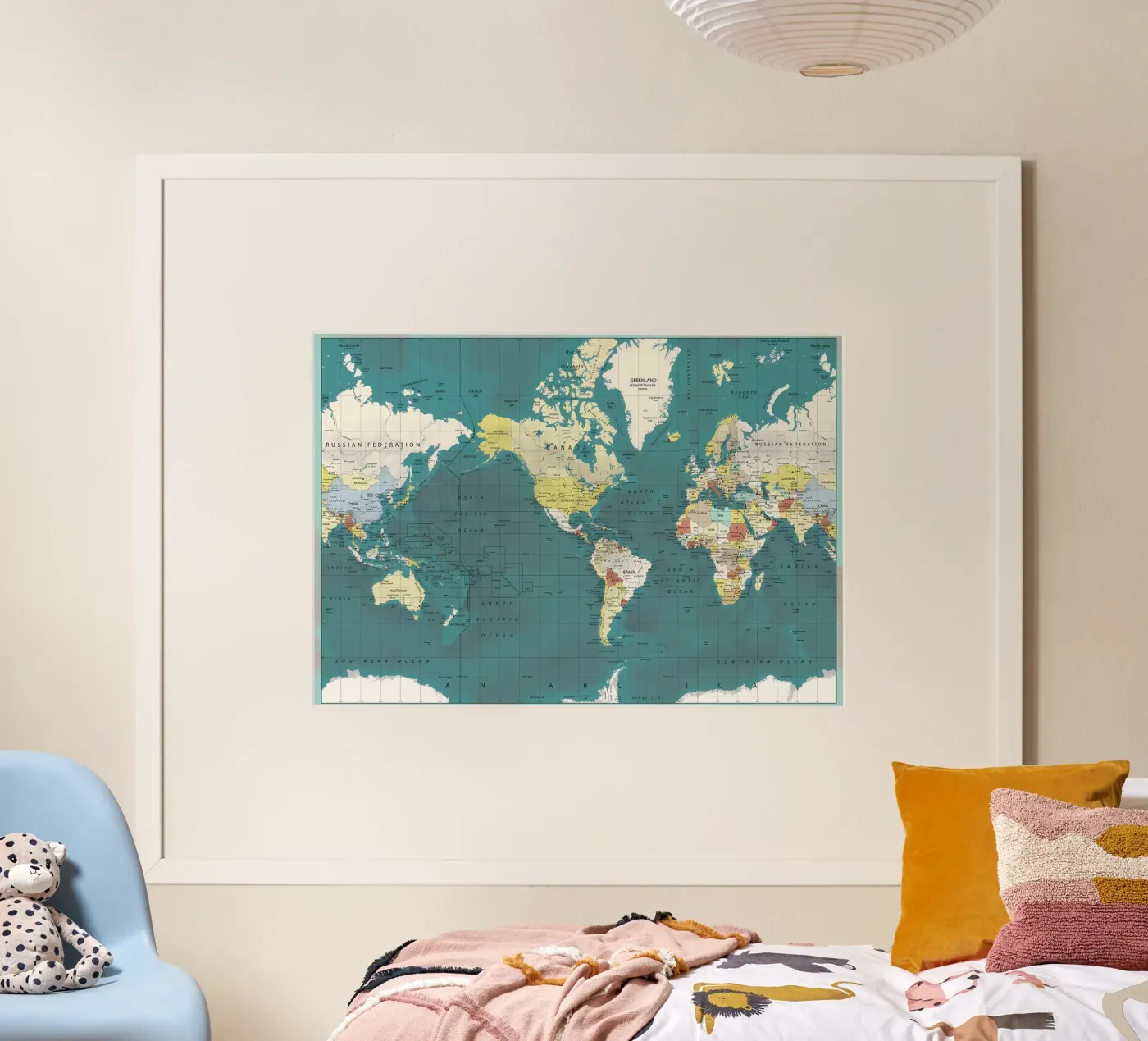 World Map poster by Aiden Garcia