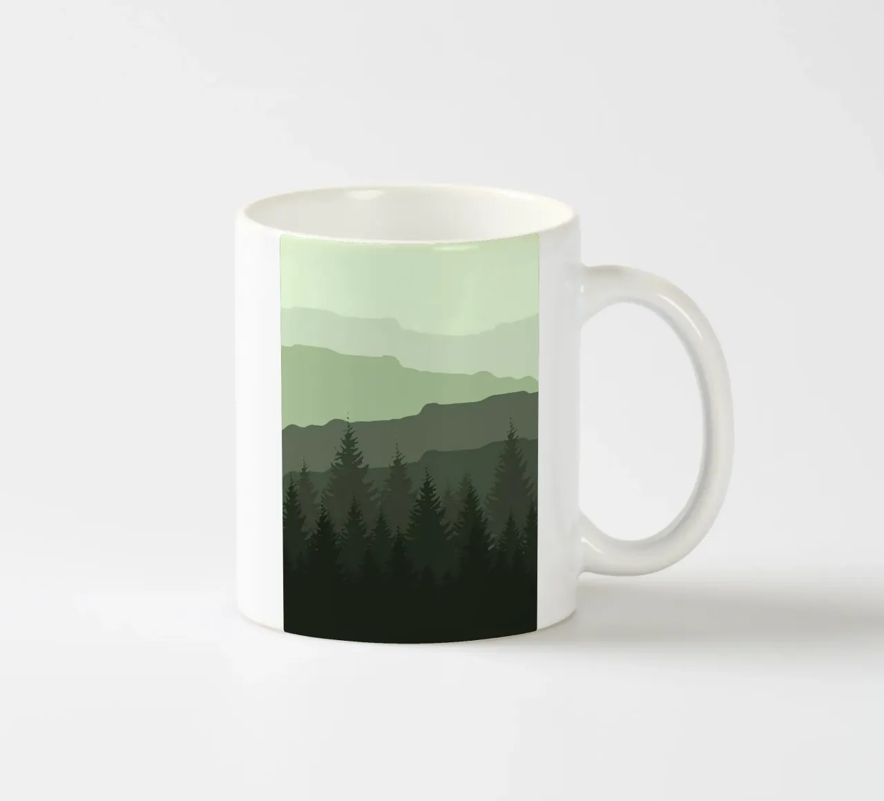 Foresta tazza in ceramica da Bartosz Powalka