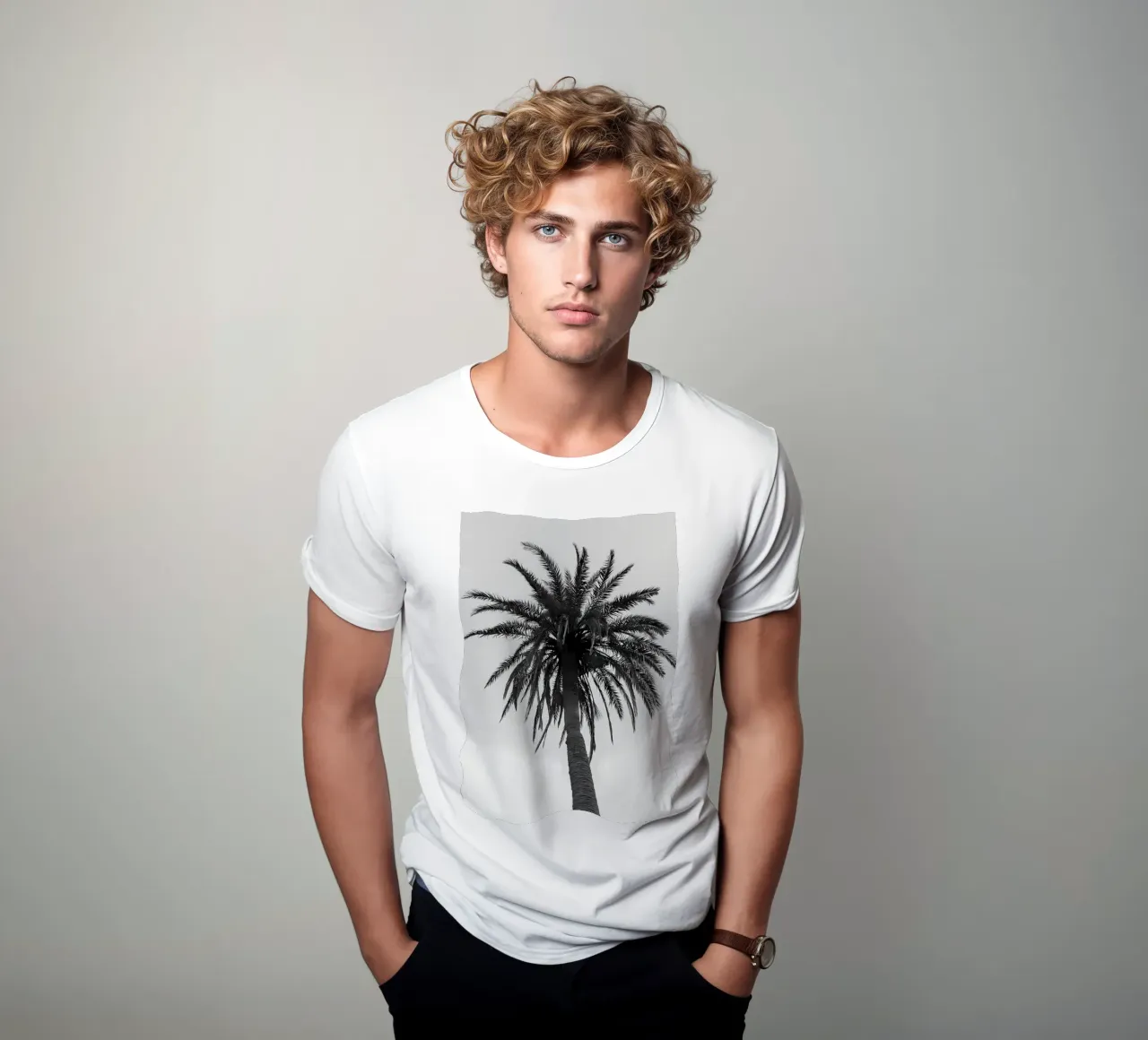 Palm Tree Beach Traum 7 T-Shirt von Matthew Katz