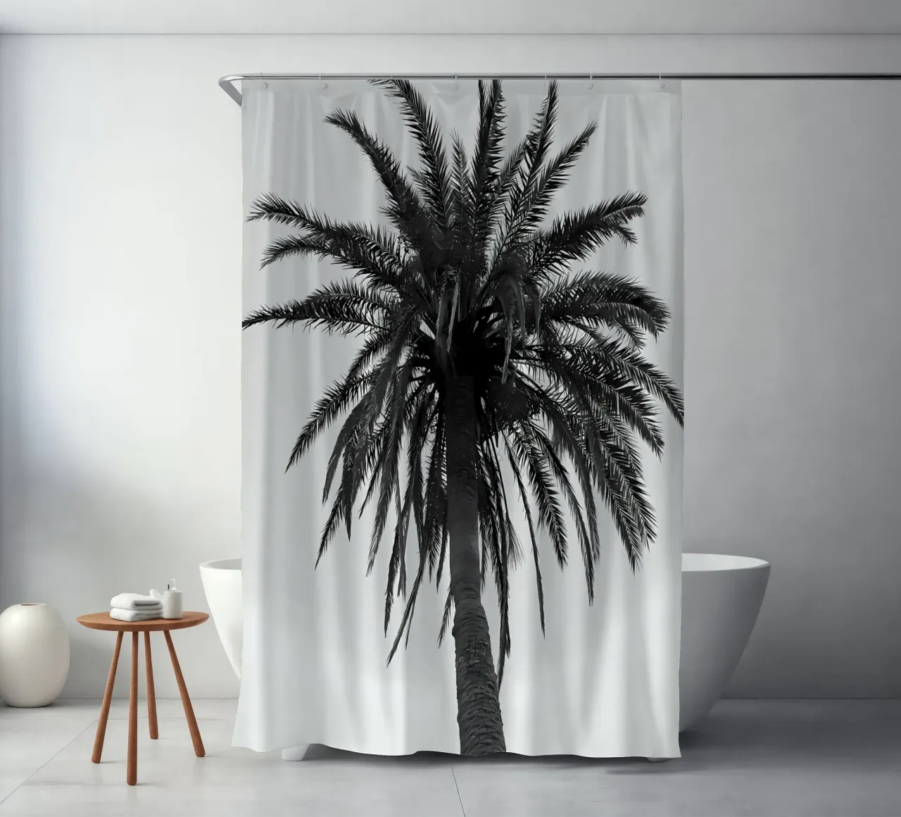 Palm Tree Beach Traum 7 Duschvorhang von Matthew Katz