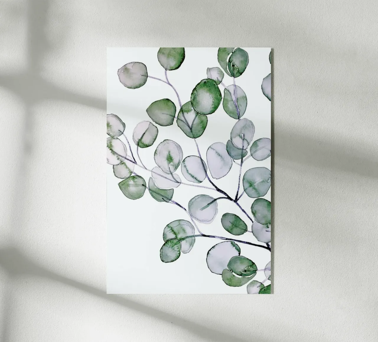 Eucalyptus Watercolor plexiglass da Monika Strigel