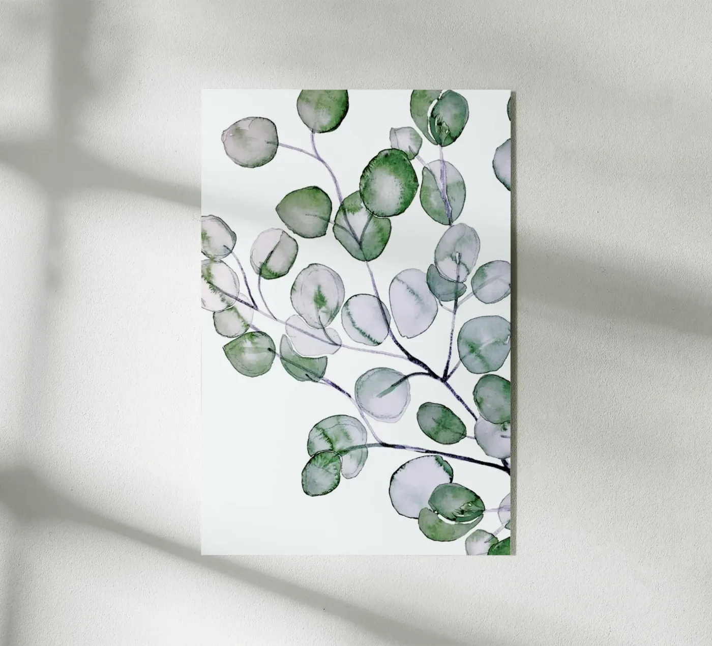 Eucalyptus Watercolor plexiglass da Monika Strigel