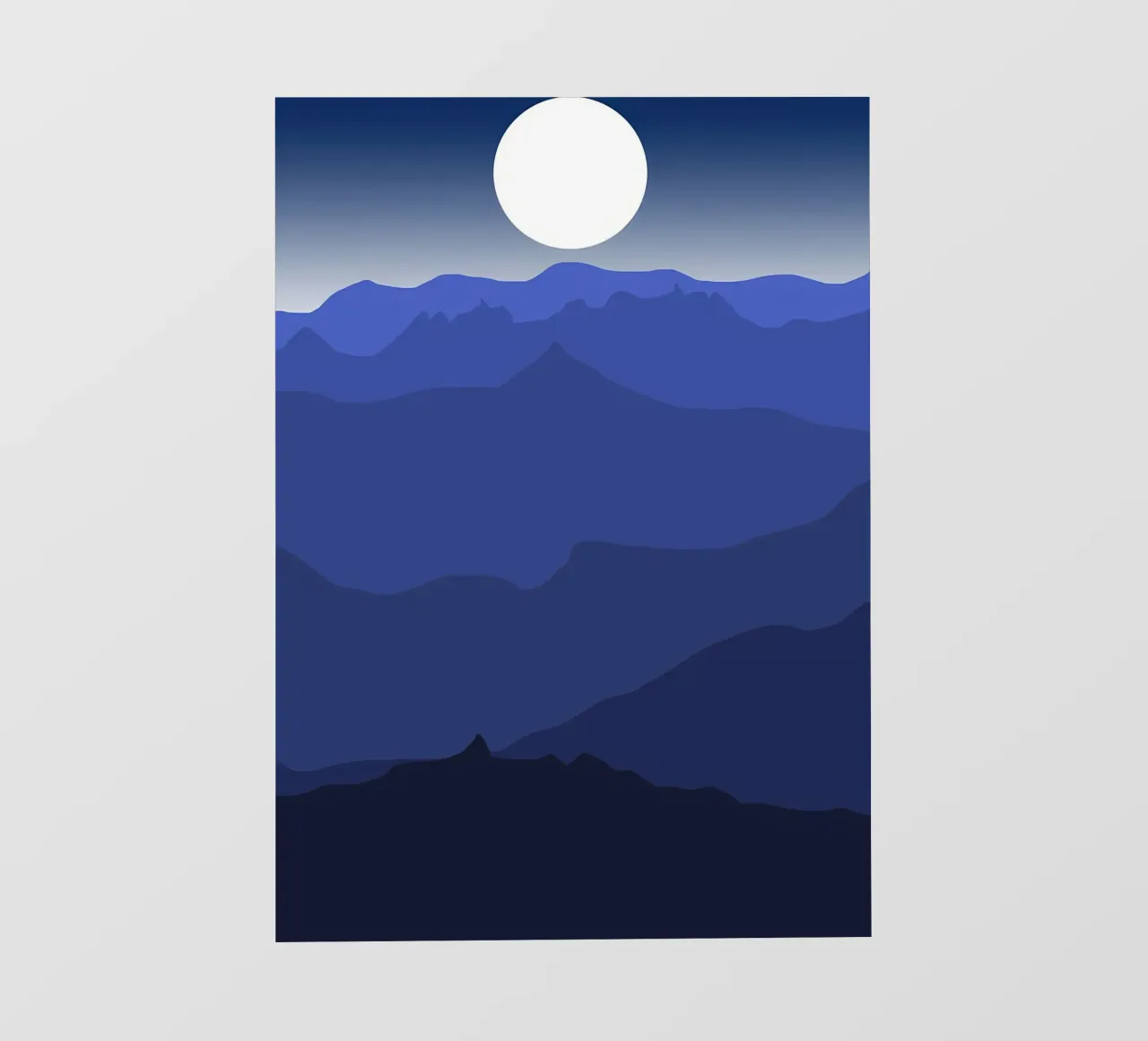 Paesaggio al chiaro di luna pellicola backlit da Bartosz Powalka