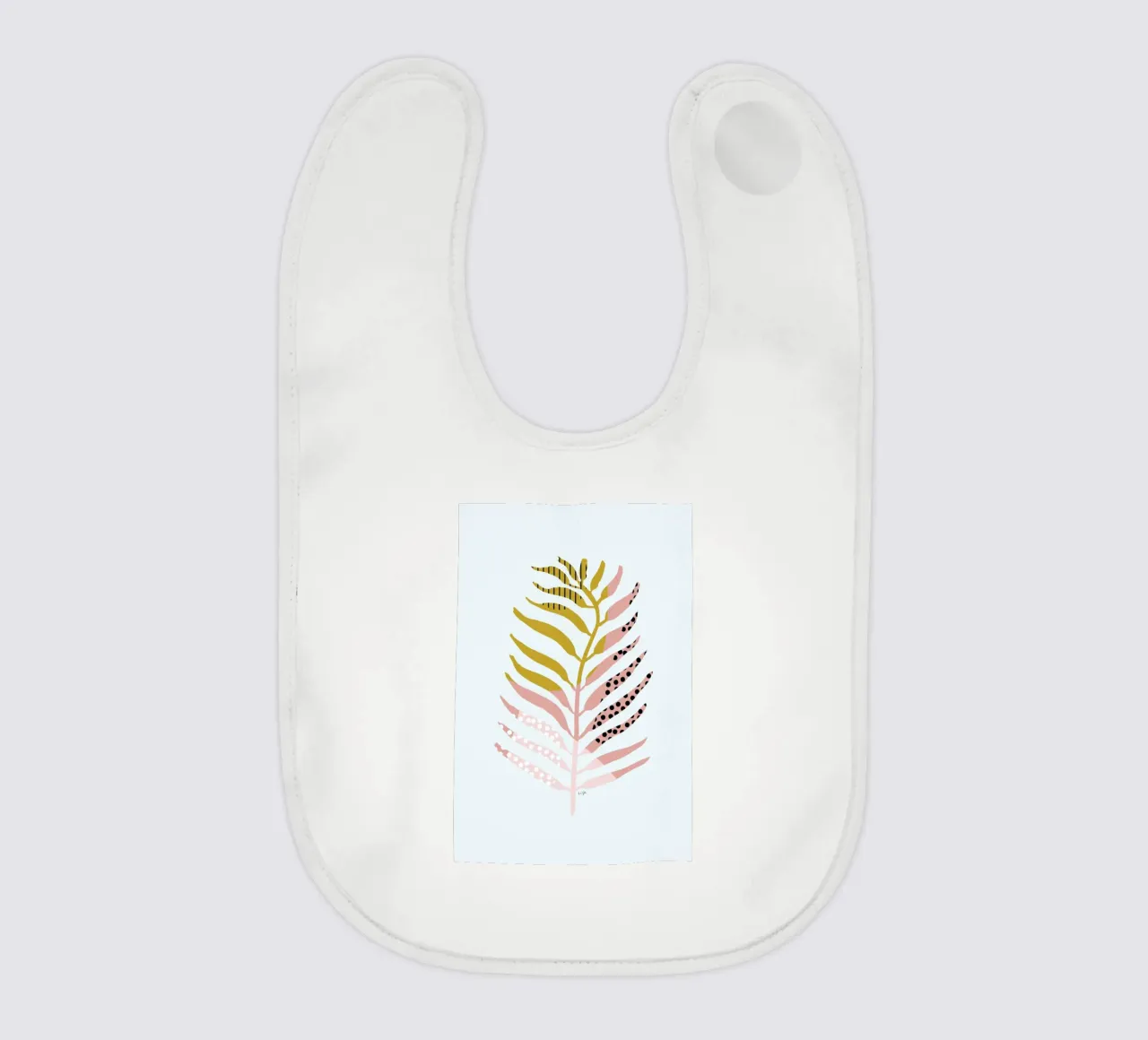 Graphic Leaf bavaglino da Linda Gobeta