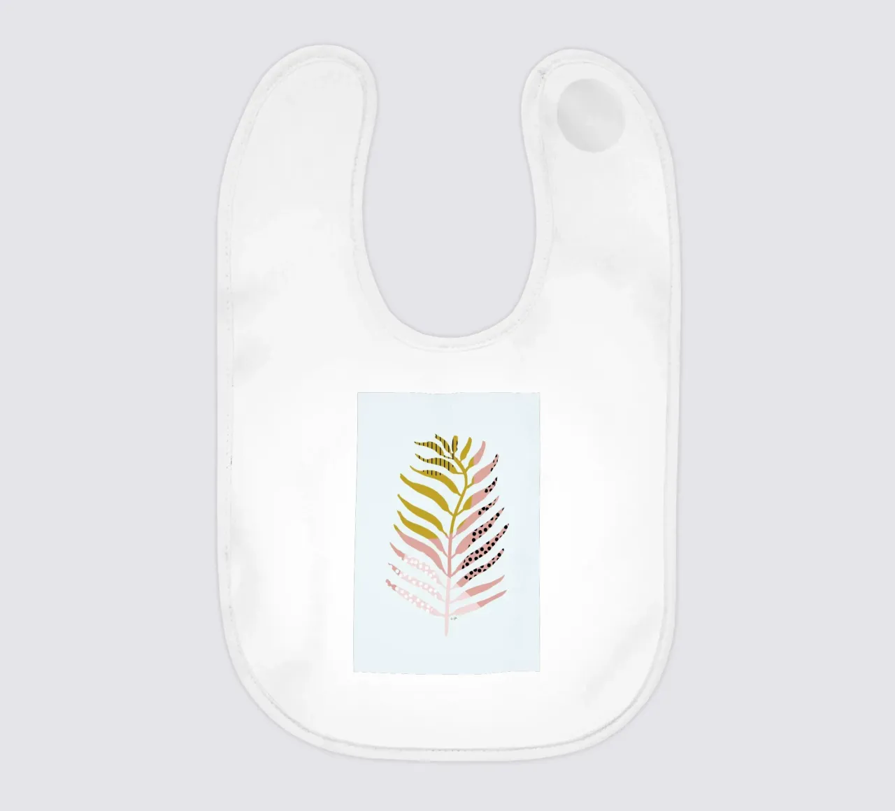 Graphic Leaf bavaglino da Linda Gobeta