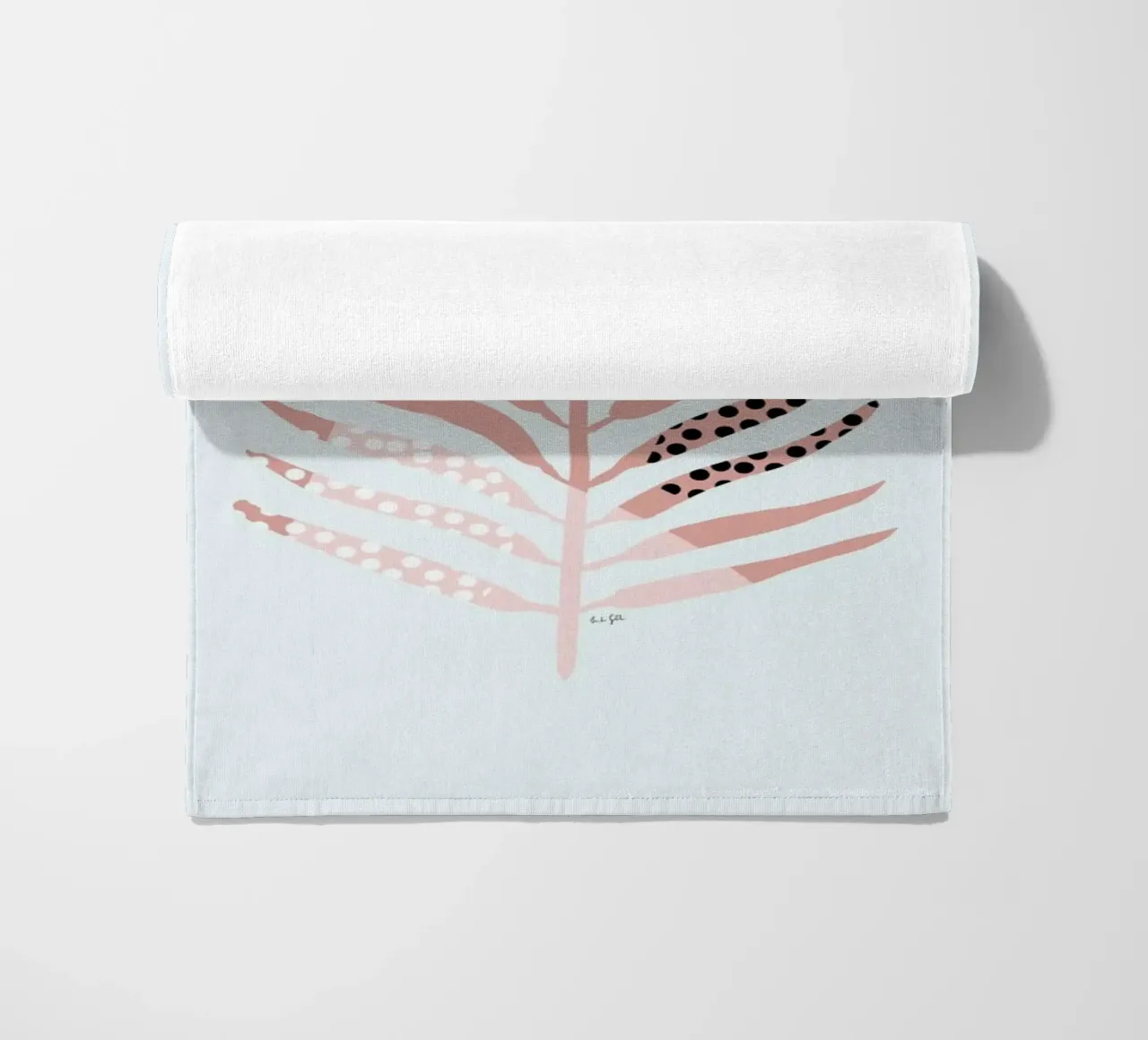 Graphic Leaf telo mare da Linda Gobeta