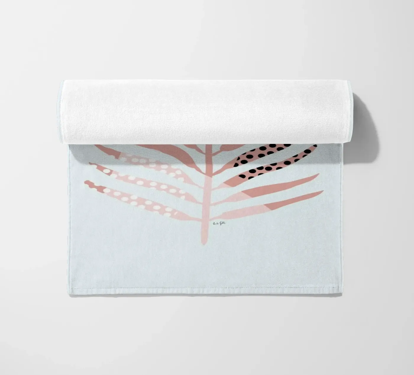 Graphic Leaf telo mare da Linda Gobeta