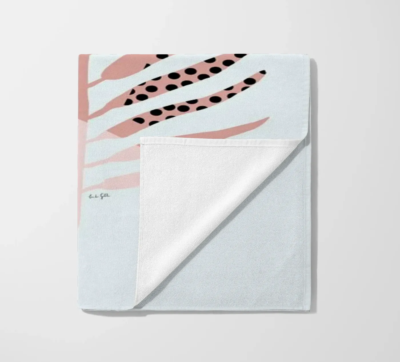 Graphic Leaf telo mare da Linda Gobeta