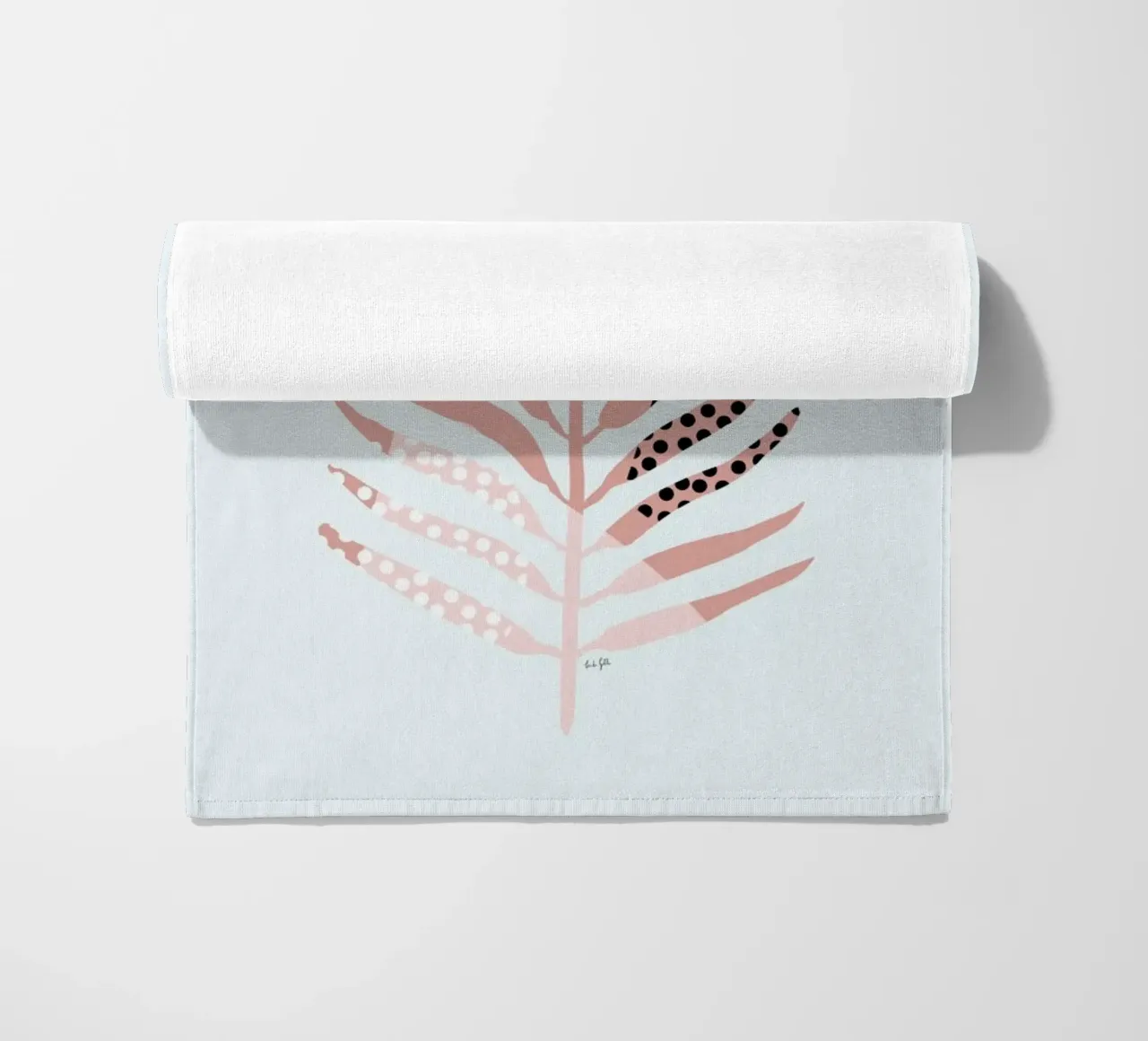 Graphic Leaf telo mare da Linda Gobeta