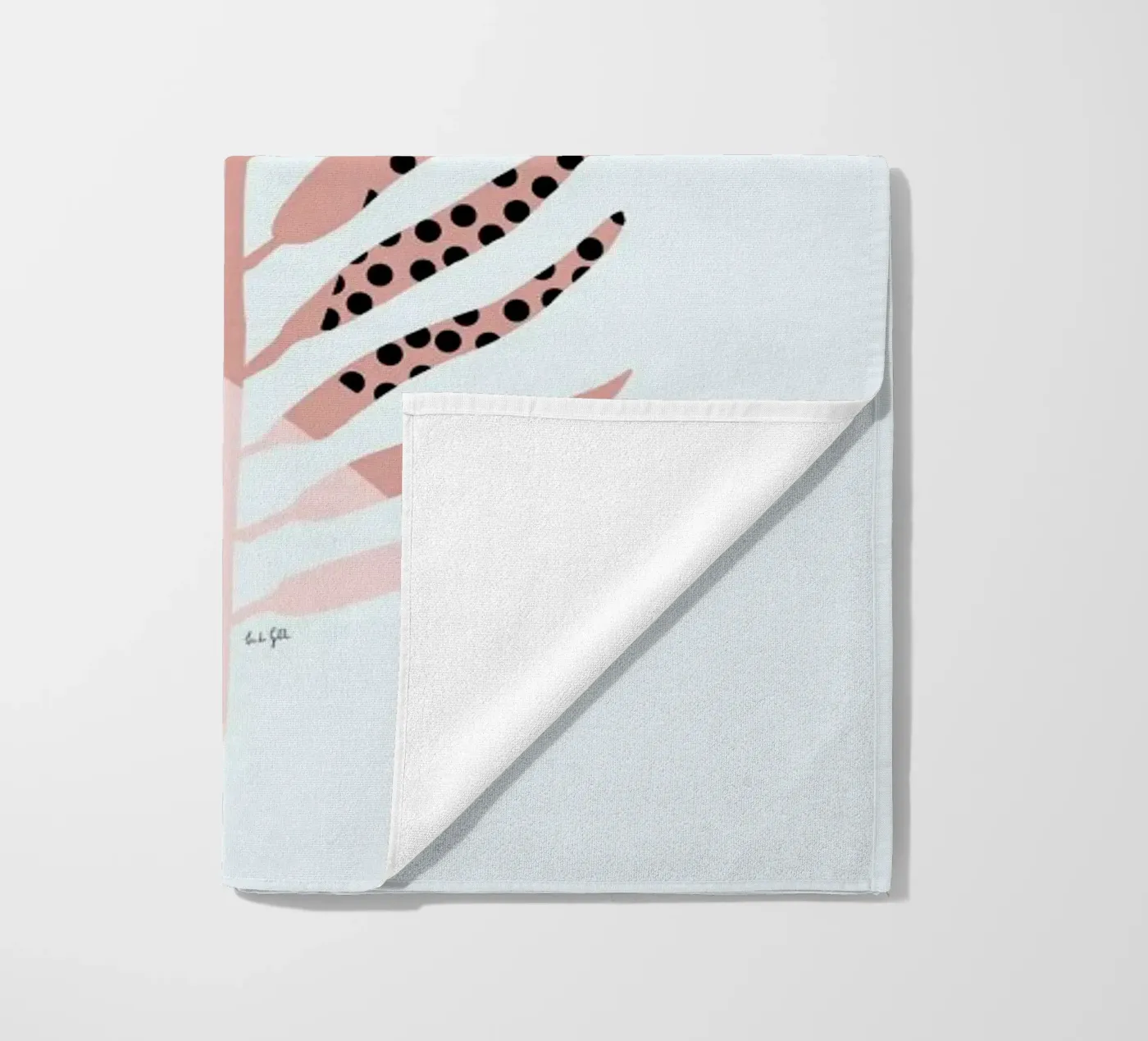 Graphic Leaf telo mare da Linda Gobeta