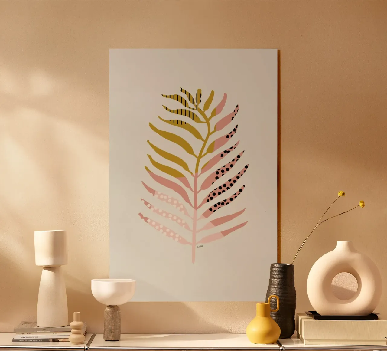 Graphic Leaf plexiglass da Linda Gobeta