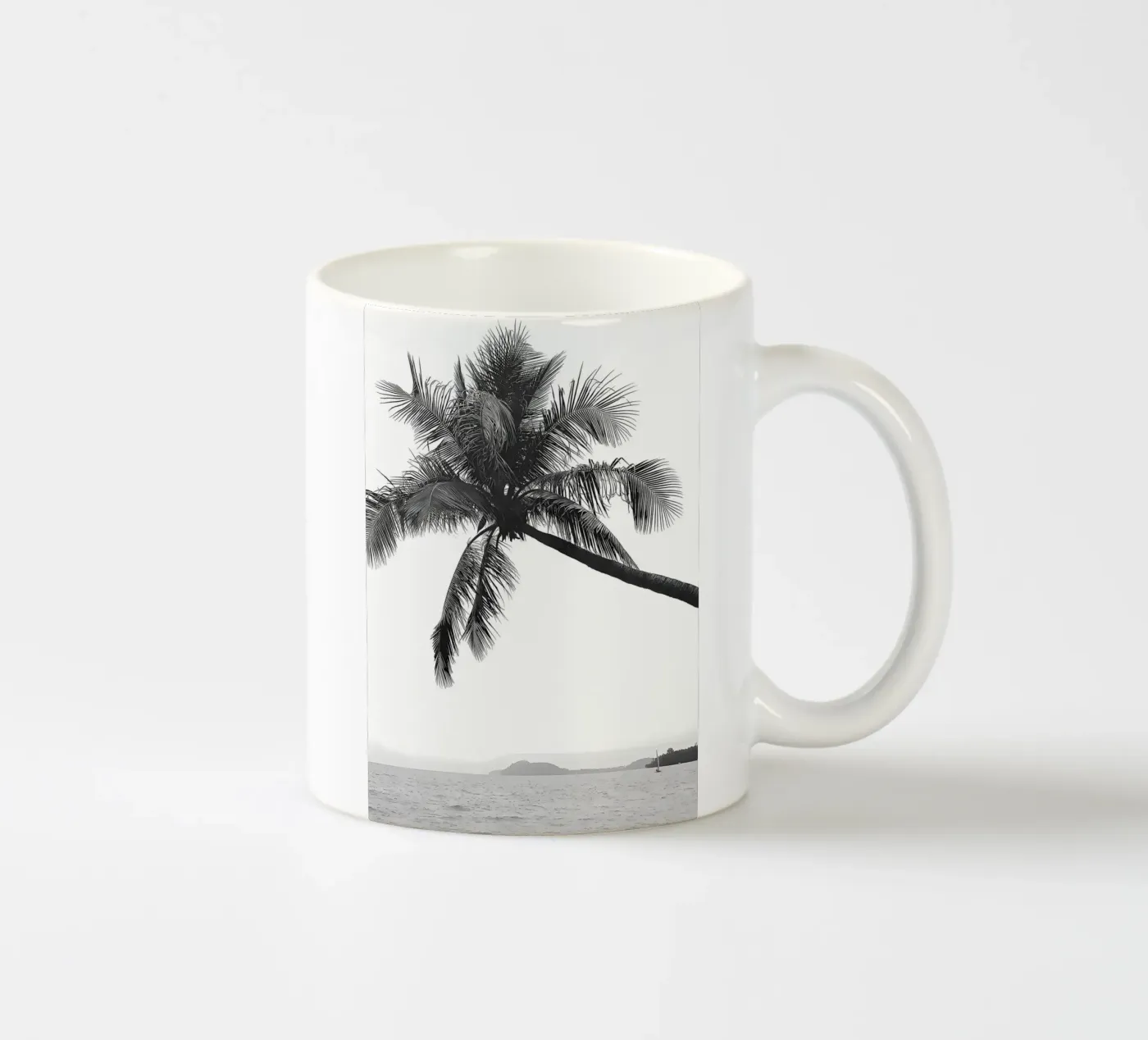 Palm tree ceramic mug by Matthew Katz