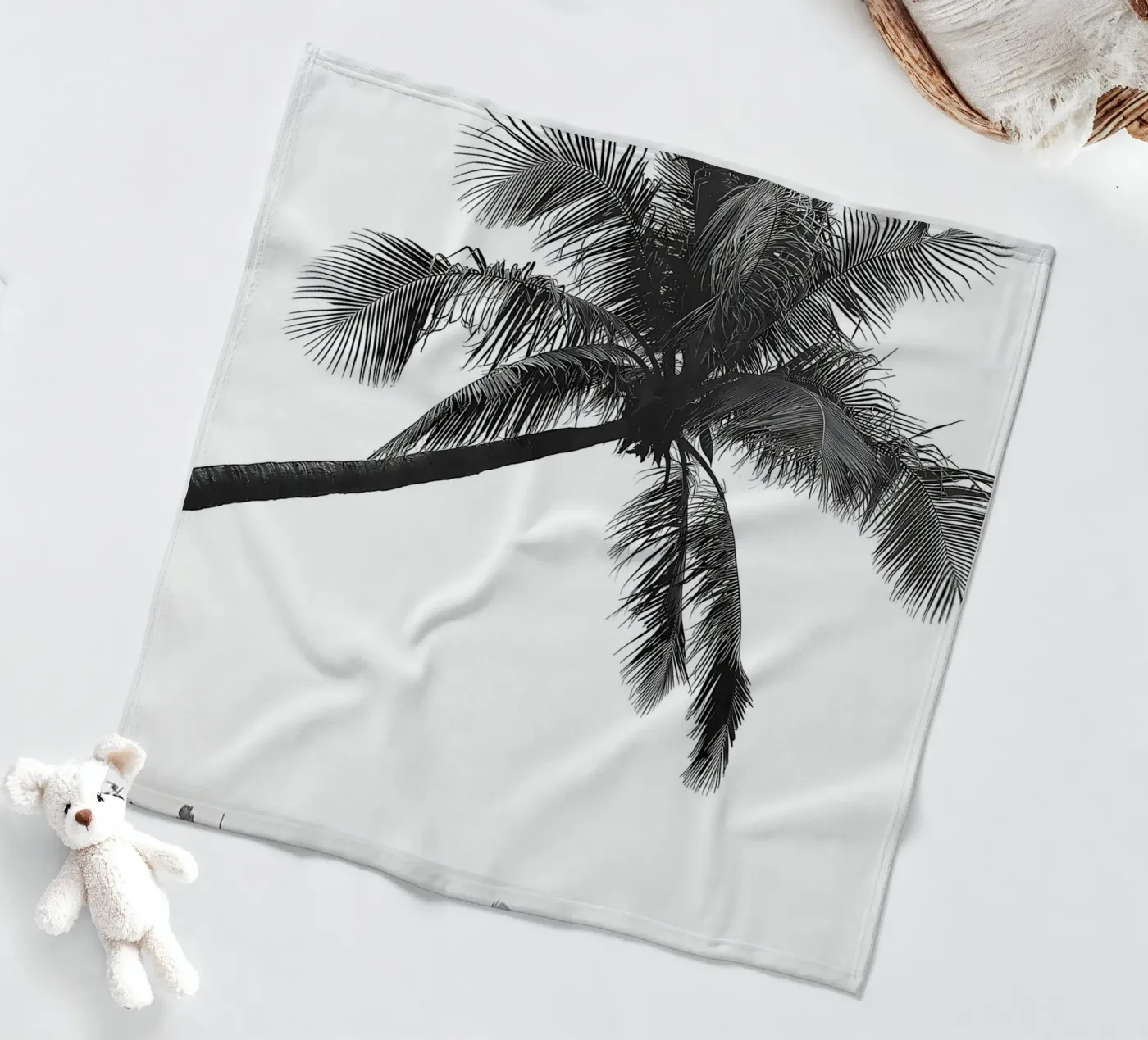 Palm tree fleece blanket by Matthew Katz