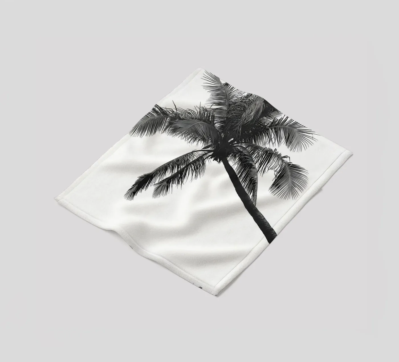 Palm tree fleece blanket by Matthew Katz