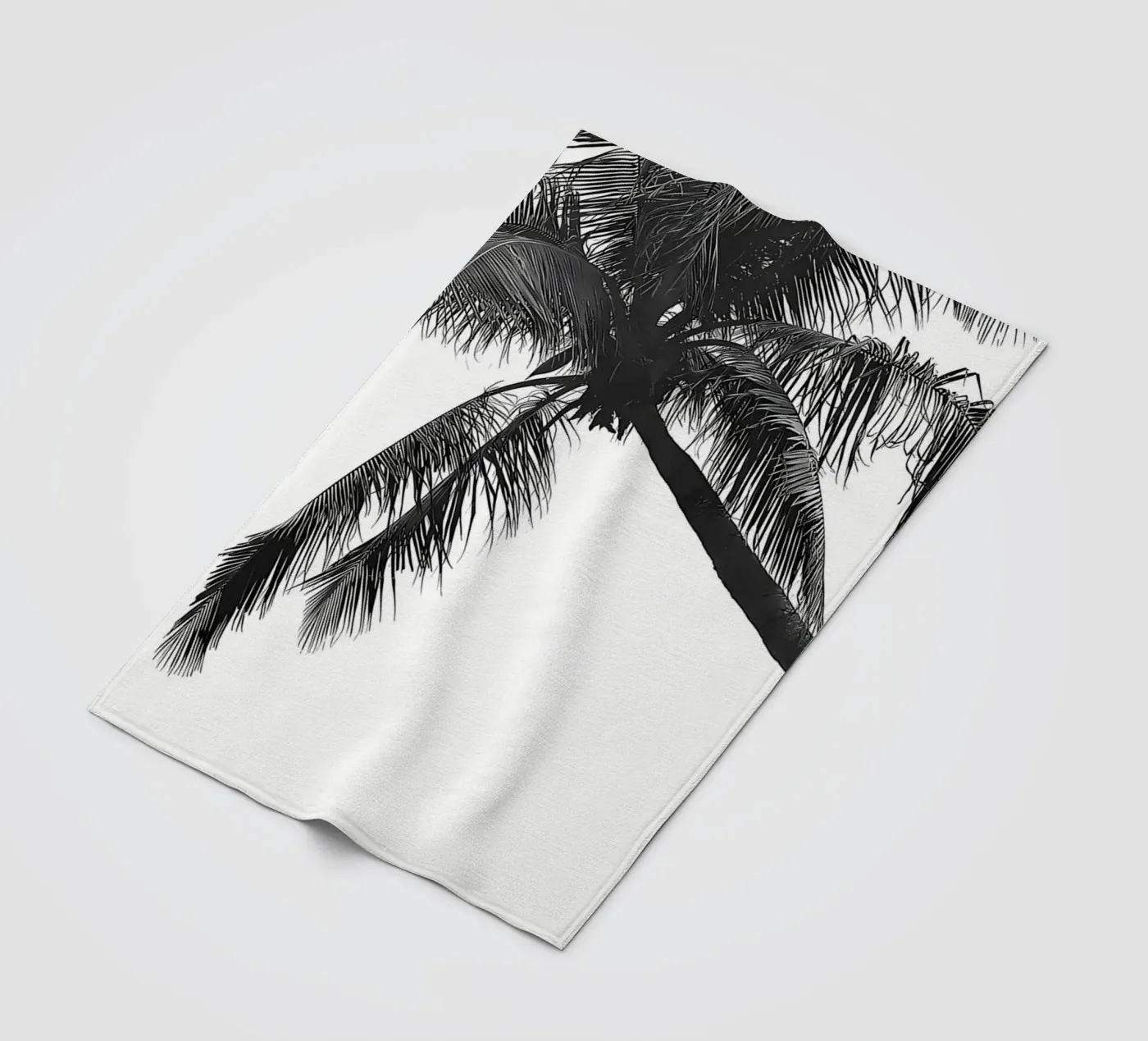 Palm tree fleece blanket by Matthew Katz