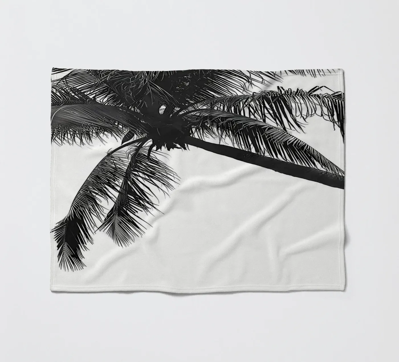 Palm tree fleece blanket by Matthew Katz