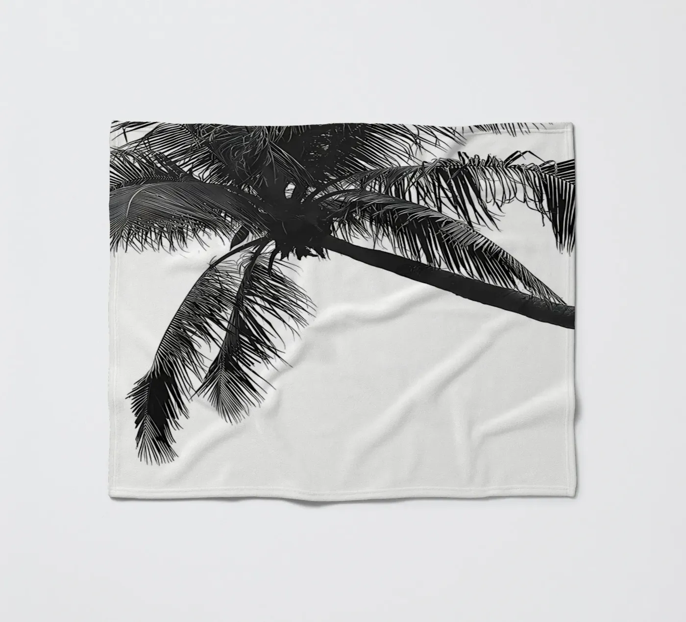 Palm tree fleece blanket by Matthew Katz
