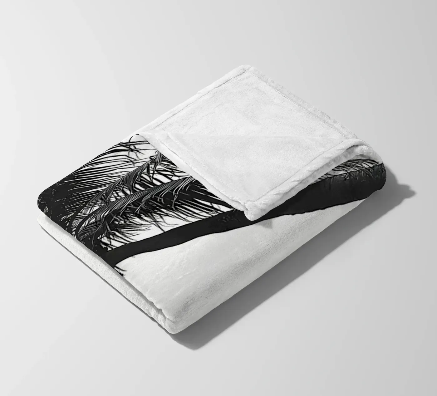 Palm tree fleece blanket by Matthew Katz