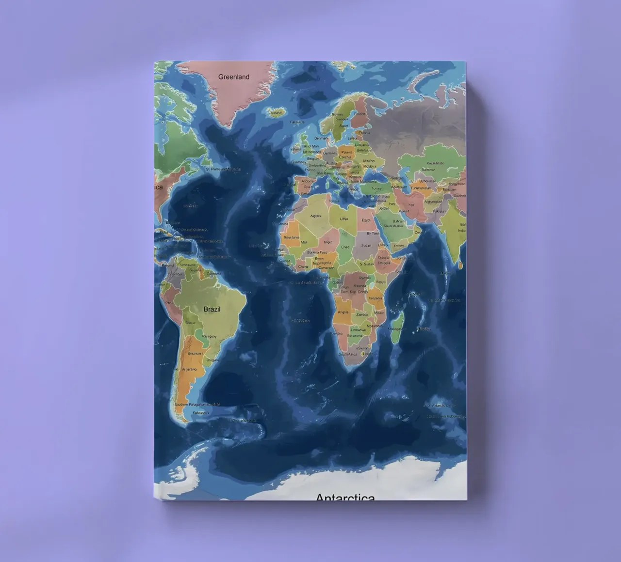 World Map notebook by Aiden Garcia