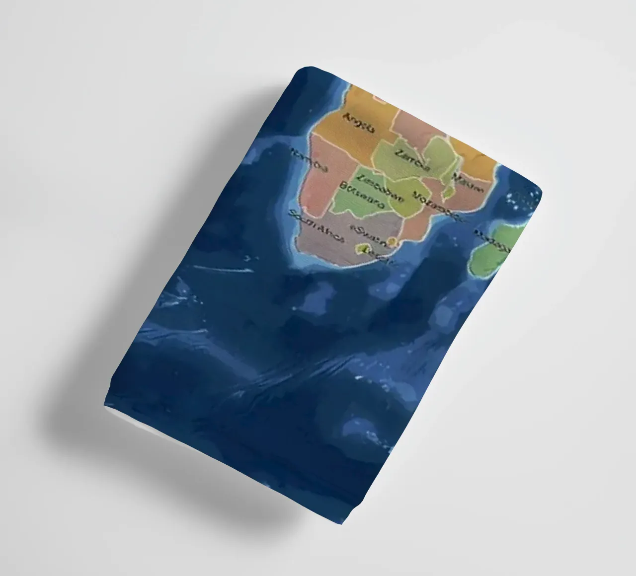 World Map towel by Aiden Garcia