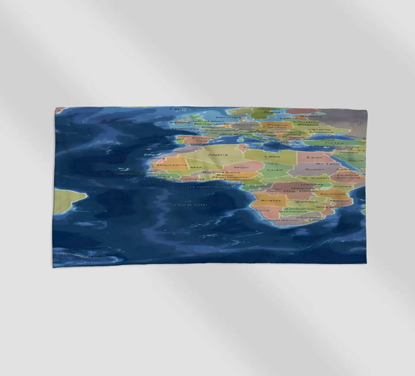 Mappa del mondo telo mare da Aiden Garcia