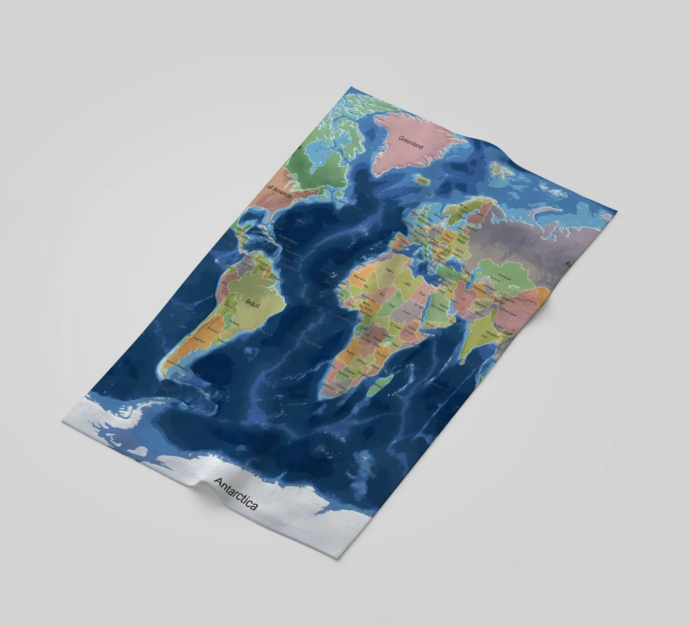 Mappa del mondo telo mare da Aiden Garcia