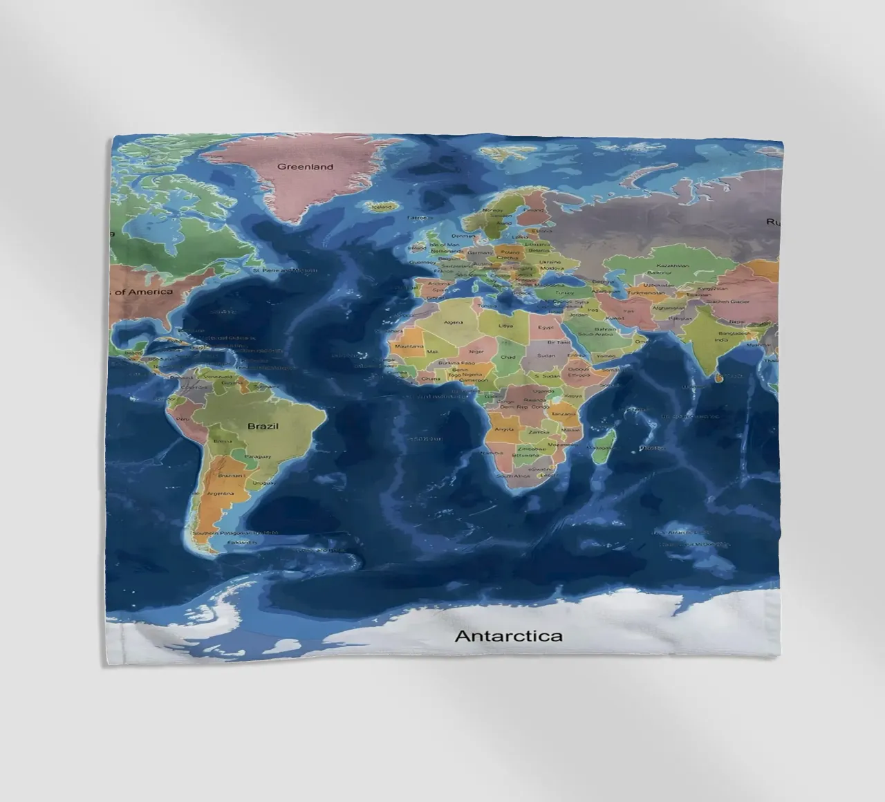 Mappa del mondo telo mare da Aiden Garcia