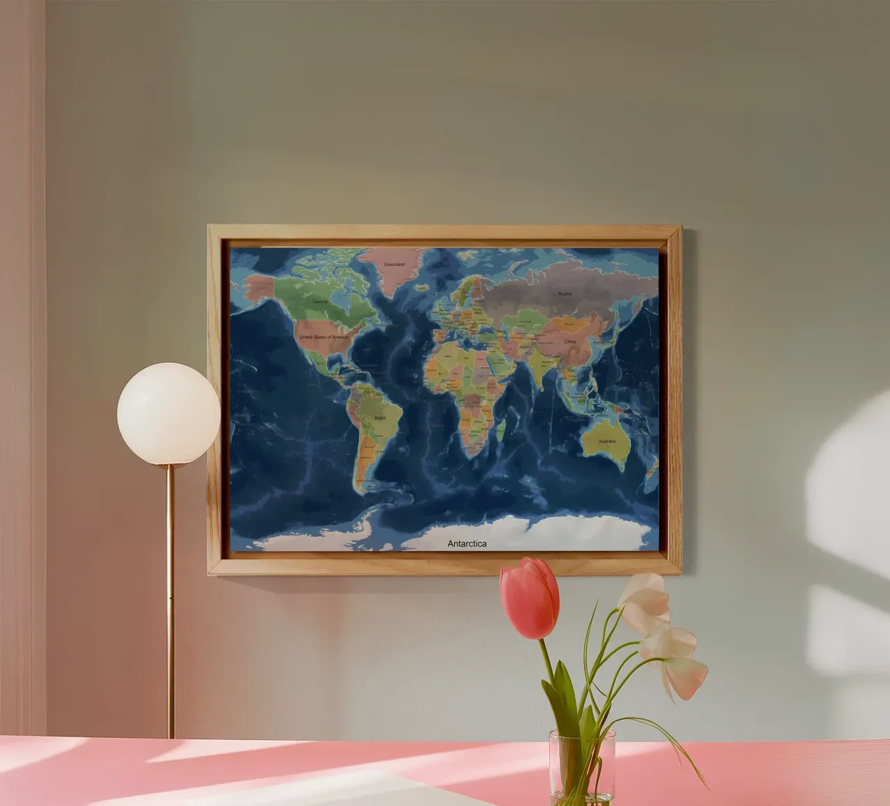 World Map forex plate by Aiden Garcia