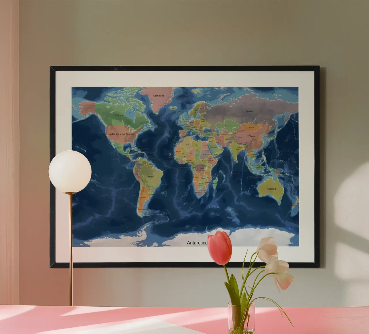 World Map poster by Aiden Garcia