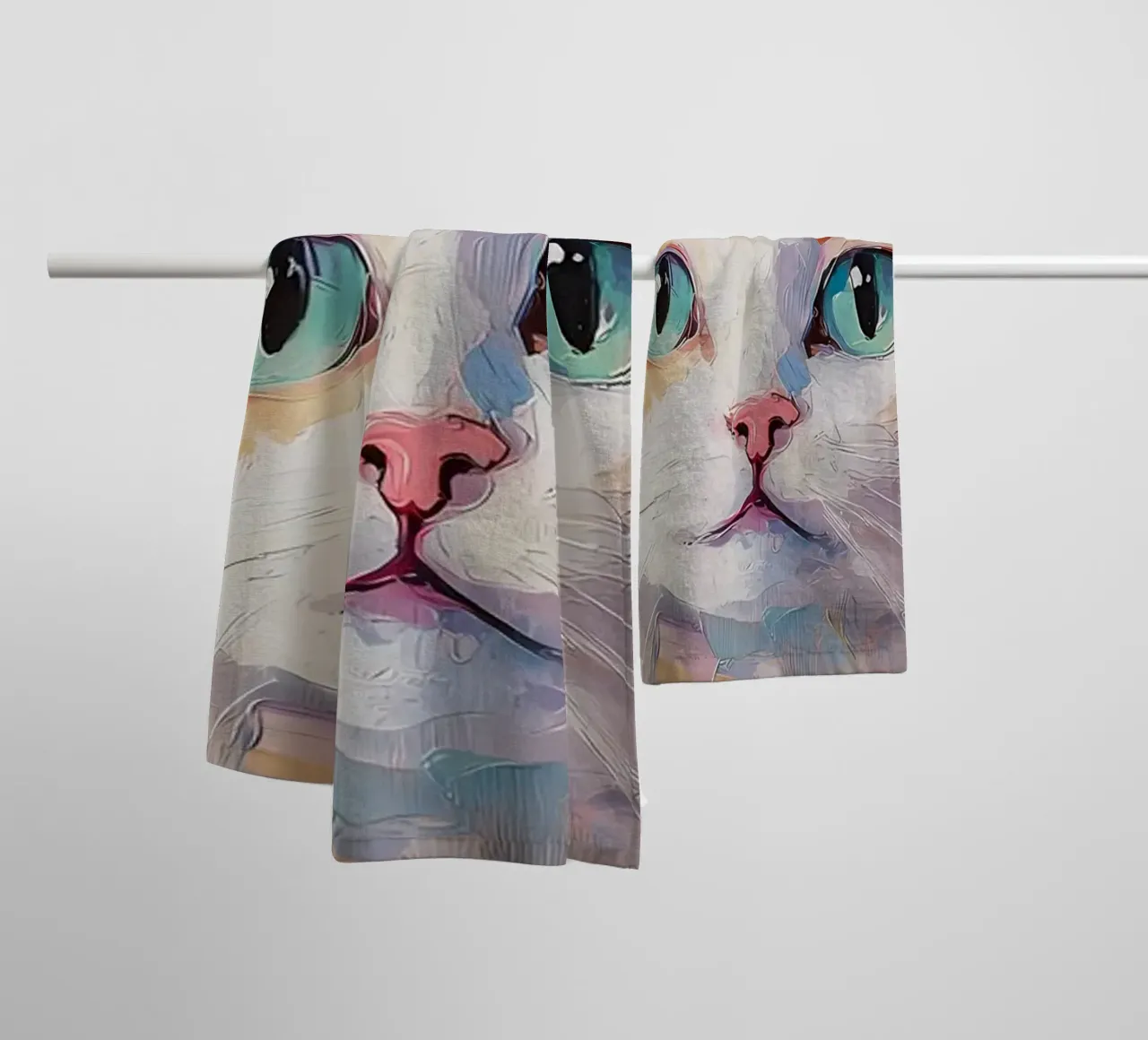 Cat with Toilet Paper towel by Adrian Patel
