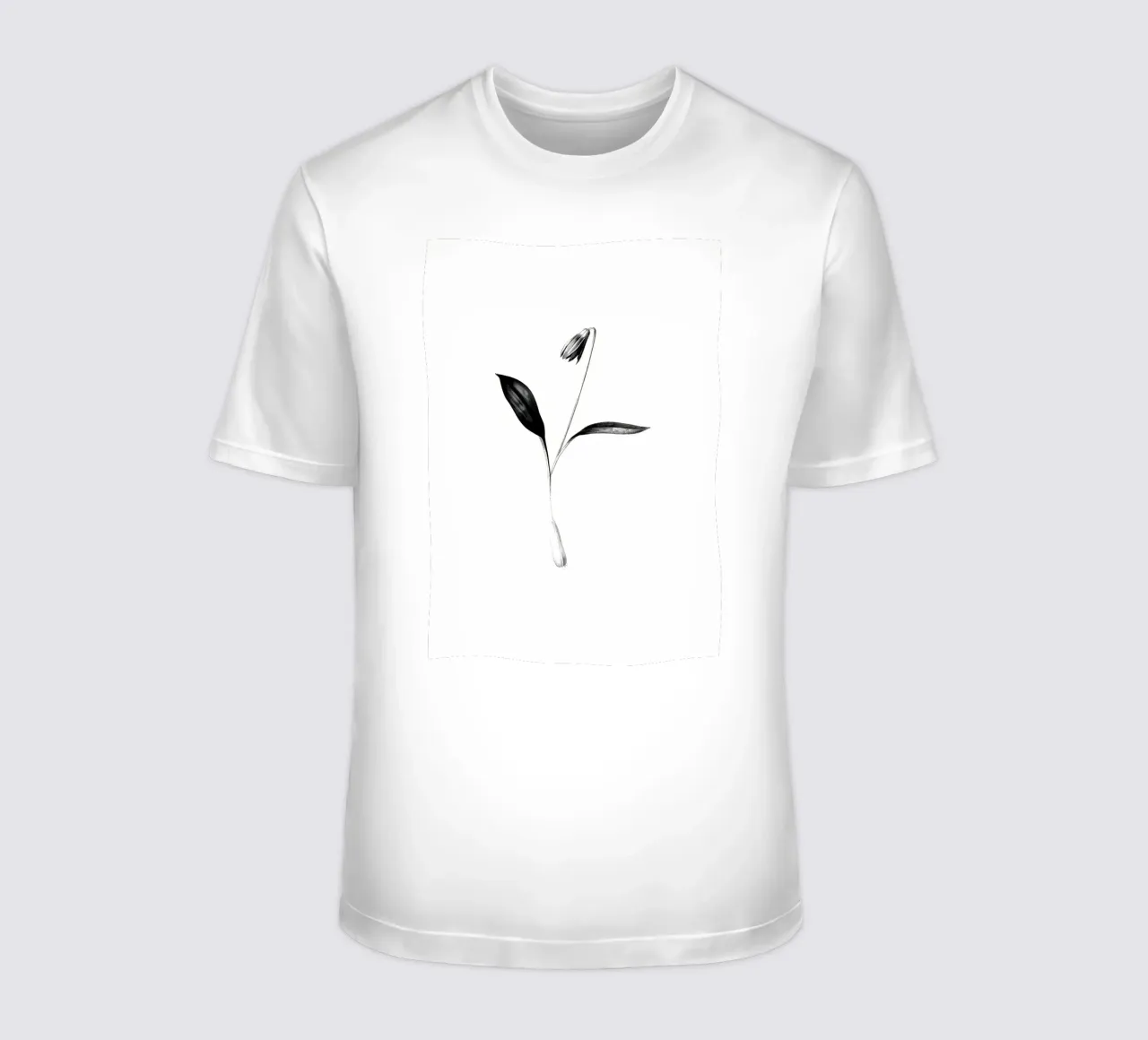 Incisione floreale d'epoca t-shirt da Nicholas Campbell