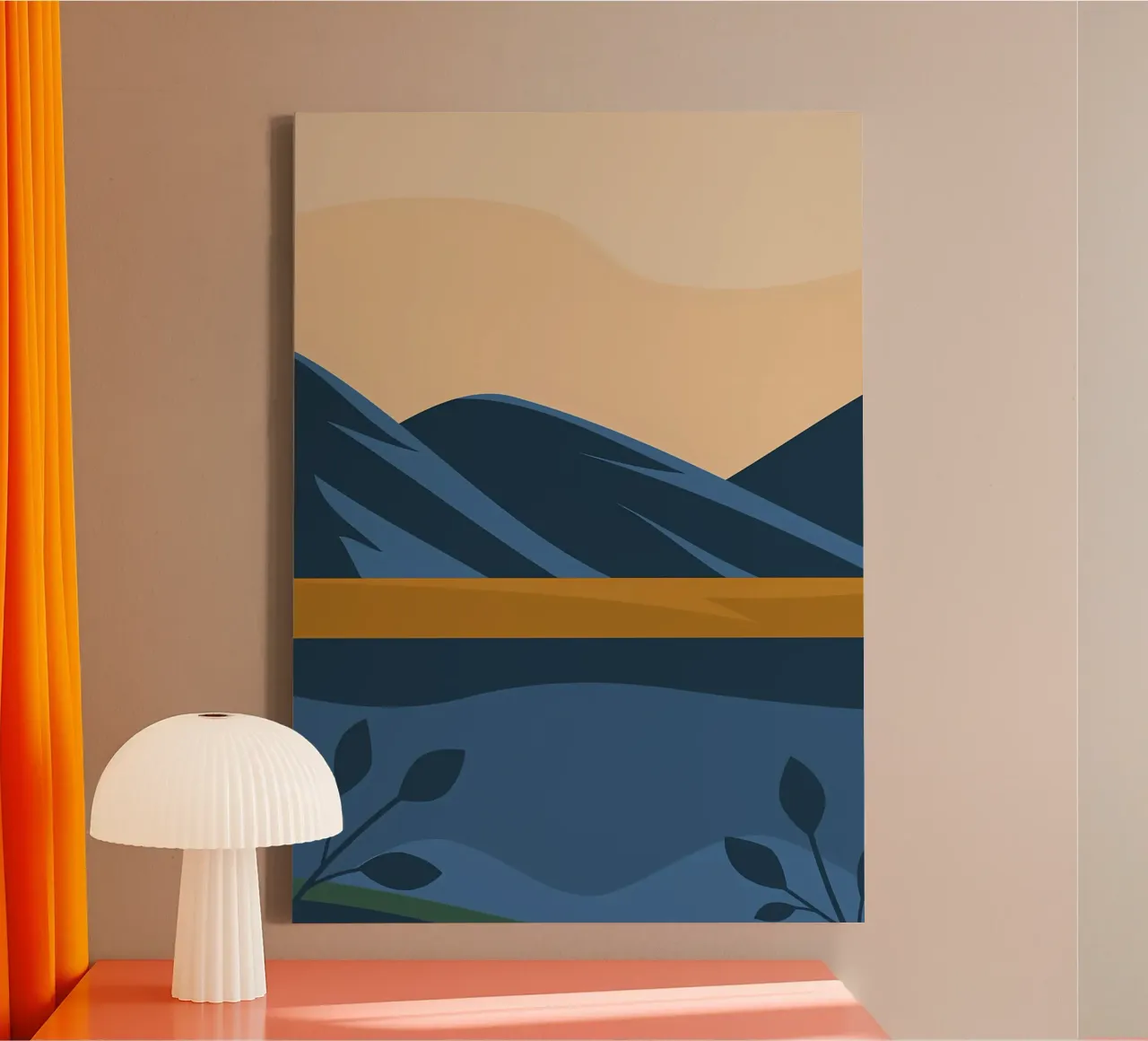 Blauer Ozean wilde Leben Kunst Leinwand mit Schattenfugenrahmen von Bartosz Powalka